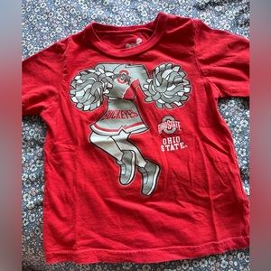 Ohio State cheerleader Tee 4T